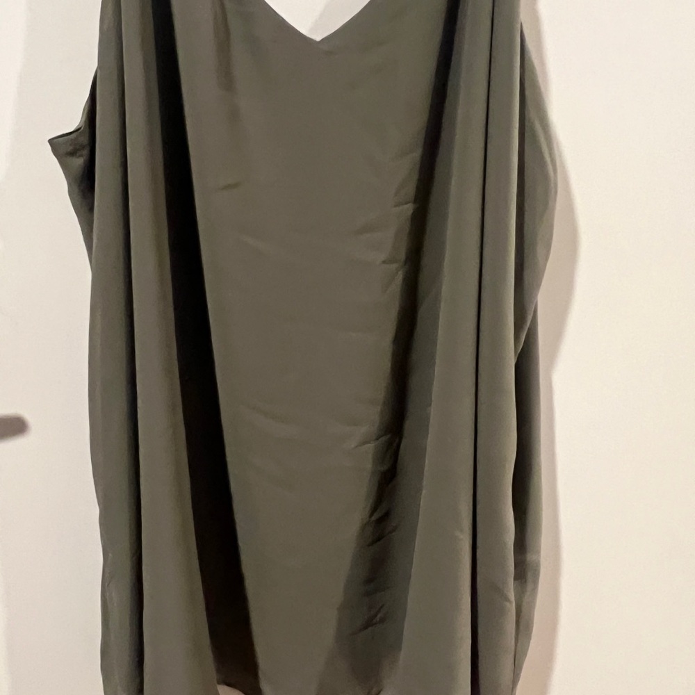 39. Olive Green Sleeveless Tank Top